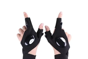 Durable LED Night Safety Protective Gloves with Durable Lighting Left and Right Hands