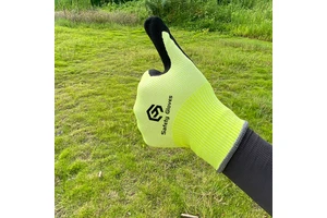 CHUANGYING 13 Gauge Nitrile Foam Aramid Fibre Reinforced Cut Resistant CE EN38 Certified Breathable Work Gloves Custom Safety