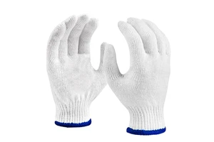 Factory Wholesale Safety Work Glove Industrial Construction Garden Cotton Knitted Gloves for Working