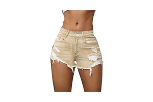 Top Quality Denim Shorts High waist Women Denim Shorts for Ladies Women's Cotton Jeans Casual Ripped Denim Shorts Pockets Style