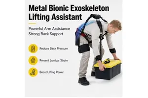 AA EXO TECH Durable Powerful Non-Powered Exoskeleton Stretchable Strap Security Protection for Indoor/Outdoor Use Helps Workers