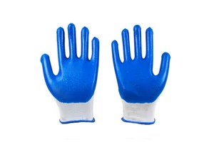 Industry Work Glove Wear Resistant and Anti slip Nitrile Coated Safety Gloves for Industrial Construction Work