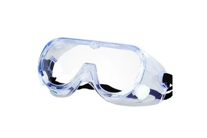EN166 Certified Scratch-Resistant Transparent Anti-Fog Lens Safety Goggles Industrial Construction Dust Splash Eye Protection