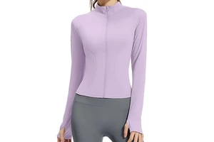 Custom Breathable Spandex/Nylon Plus Size Yoga Top Ladies Fitness Jackets Lightweight Premium Fitness Wear for Yoga