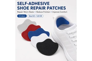 Self Adhesive Shoe Heel Repair Patch Wear Resistant Fabric Lining Fix Sticker Anti Rub Insert For Sneakers Loafers Bulk