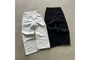 Jeans Homme Manufacturer Custom Baggy Denim Pant 15.5oz Bootcut Salvage Raw Boot Cut Japanese Selvedge Flared Denim Jean for Men