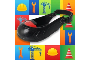 Vaultex New Buckle Steel Shoes Toe Protector Anti-smashing Shoe Covers Non-slip Pressure-resistant Safety Toe Foot protection