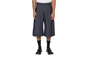 Loose Fit Pure Cotton Mens Denim Shorts with Breathable Soft Fabric Casual Mid Length Design for Summer Daily Wear