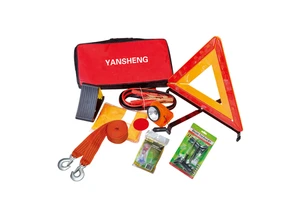 Various Wholesale Safety Assistance Bag Car Emergency Tool Kit With Warning Triangle
