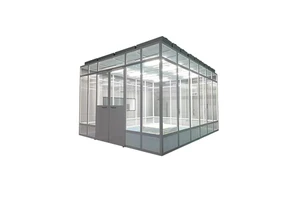 Customizable Small Portable Cleanroom Booth Modular Clean Room with Aluminum Frame and PVC Wall