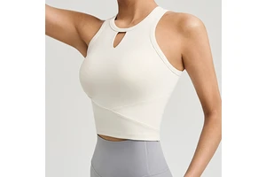 Custom High Quality Quick Dry Soft Silky Touch Yoga Tank Top with Breathable Fabric for Running & Fitness