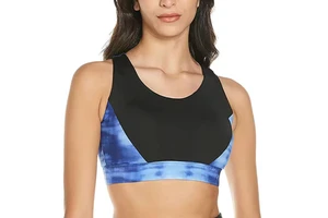 Best Selling High Quality Custom Women's Sports Bra Front Breathable Anti-Bacterial Medium Support Strappy Backless Yoga Fitness