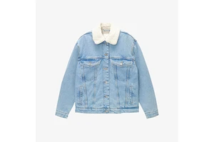 OEM Ladies Long Stretch Denim Jean Jacket Cotton Winter Plain Denim Jacket Women Fashion Washed Denim Jackets