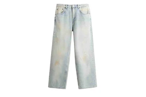 Vintage Clothing Men's Ankle Length Denim Jeans Pants Best Quality Button Closure Side & Back Pockets Denim Jean For Men