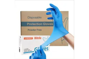 6 Mil Household Gloves Nitrile Powder Free Safe Equipment Disposable Products for Protective Examination
