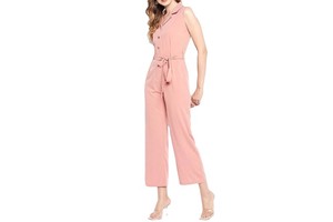 Modern Trendy Customizable Women's Denim Jumpsuit-Eco-Friendly Quick Dry Summer Streetwear Custom Colors & Sizes