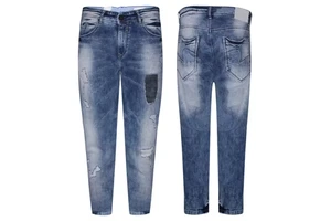 Breathable Waterproof Eco-Friendly Denim Men's Straight Mid Waist Jeans