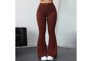 High Quality Women's Cotton Jeans Slim Flared Pants with Denim Fabric Skinny Fit Casual Style Woven Weaving Method