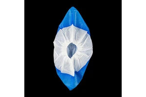 Disposable Waterproof Anti-Slip Shoe Covers Non-Woven Plastic PP PE Blue Protection Shoe Covers