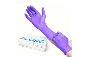 Guantes De Nitrilo En455 En374 Manufacturer Black Pvc Single Use Examination Blue Medical Disposable Powder Free Nitrile Gloves