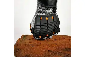 Construction Carpentry Impact Mechanic TPR Anti Vibration Gloves