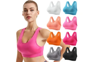 Women's Sports Bra: Shock-Absorbing Running, Back-Shaping Yoga Tank Top, High-Intensity, Wire-Free, Pushing-Up Sports Bra