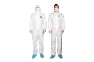 Type 5B/6B Waterproof Disposable Medical Anti-static Coverall Cleanroom Work Microporous PPES Protective Clothing