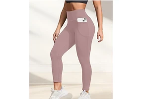 Buttery Soft Leggings with Pockets, High Waisted Tummy Control No See Through Workout Yoga Pants for Women