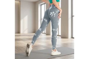 Womens Solid High-waisted Yoga Pants Seamless Four-Way Stretch Breathable Quick Dry Buttock Lift Gym Skinny Sweatpants