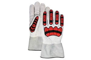 Factory sale FACTORY CUT IMPACT GLOVE WITH CE EN388 Certified ANSI A5 Heavy Duty/360 Cut Protection & Impact Protection Glove-2117 safety glove hands protection safety