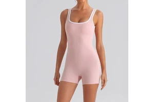 Women Naked Backless Tight Yoga Bodysuits Gym Romper Plus Size Elastic Quick-drying Running Fitness Sports Jumpsuits for Ladies