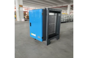 98% ESP Kitchen Electrostatic Precipitators Air Oil Fume Smoke Purification Filter For Commercial Barbecue Shop