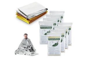 Light Weight First Aid Rescue Sheet Safe Emergency Foil Thermal Waterproof Blankets Mylar