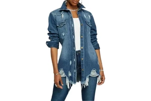 Customized Oversize Heavy Denim Jackets and Coats for Women