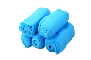 Disposable Non Woven Shoe Covers Anti Slip Waterproof Dustproof Shoe Boot Covers Hospital Clinic Lab Food Industry Consumables