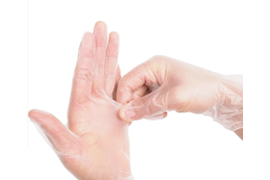 Powder Free Transparent PVC Disposable Vinyl Gloves Hand Exam Safety Gloves for Food Service