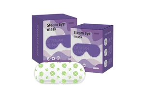 Disposable Self Heating Warm Compress Steam Eye Mask For Sleep Travel Office Daily Eye Fatigue Relief Dark Circles Soothing