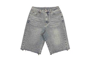 Men's Casual Denim Shorts Men's Loose Straight Leg Summer Style Wash Cropped Shorts Summer Fashion Shorts For Men