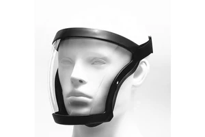 Transparent Full-Face Scratch-Resistant PC Face Shield Anti-Fog Filters Splash-Proof Windproof Eye Protection Light Shielding
