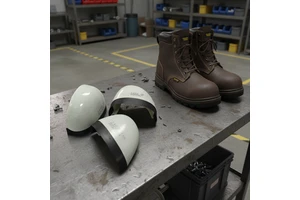 Fiberglass Toe Cap for Mens Safety Shoes Impact Resist Smash Proof Industrial Shoe Parts Glass Fiber Protective Toe Cover