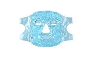 Hot & Cold Compress Face Masks For Eye Dark Circles Puffiness Migraines Headaches Stress-Induced Redness With Ice Cooling Relief