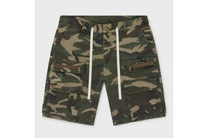 Custom Embroidered Vintage Acid Washed Shorts High Waist Denim Mens Quick Dry Running Mens Camo Cargo Men's Casual Baggy Shorts