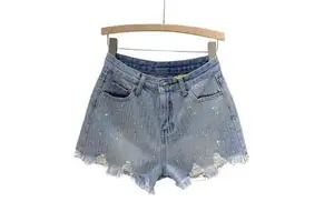 Wholesale Women Denim Shorts Streetwear Denim Shorts Women Vintage Wash Denim Shorts Private Label