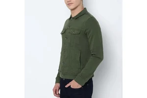 High Quality Denim Jean Jacket for Men Casual Active Wear New Arrival Comfortable Men Denim Button up Coat Oversize Men Jackets