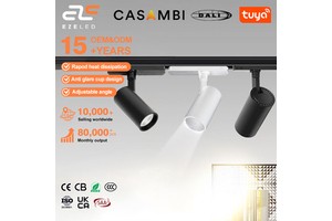High Efficient Remote Control Decorative Exhibition 12w 20w 25w 30w 35w 40w 45w Led Track Spot Commercial Lighting Lamps