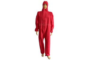 Junlong Disposable Cleanroom Coveralls White/Blue/Yellow SMS Type 5/6 Anti-Static Waterproof ISO13485 Certified