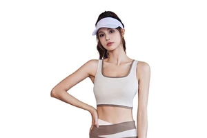 Color-Blended Sports Bra High-Strength Shock Absorption Breast Gathering Breast Reduction Outdoor Sports Yoga Sports Bra