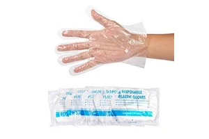 Food Safety Disposable HDPE/LDPE Gloves Waterproof Disposable Plastic Gloves