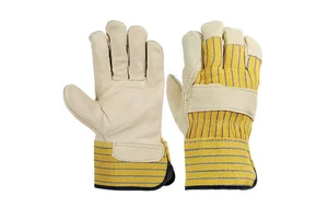 Best Adult Safety Gloves Anti-cut Leather High Quality Customizable Factory Direct Supply Made in Pakistan