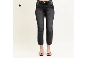 Custom Women's High Waist Skinny Denim Pants Washed Elastic Bodycon Pants Breathable Slim Fit Cropped Casual Plus Size Jeans